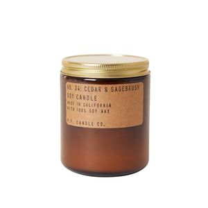 cedar and sagebrush soy candle pf candles - alwaysspecialgifts.com