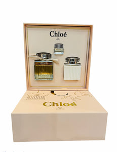 chloe eau de parfum gift set 3 pccs 2.5oz , for womens - alwaysspecialgifts.com