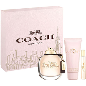 Coach New York Gift Set 4pcs Eau de Parfum 3.4oz,   for women's