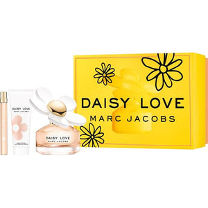 daisy love marc jacobs gift set 3pcs eau de toilette 3.4oz for womens -alwaysspecialgifts.com
