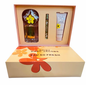 daisy marc jacobs eau so fresh set 3pcs perfume for womens - alwaysspecialgifts.com