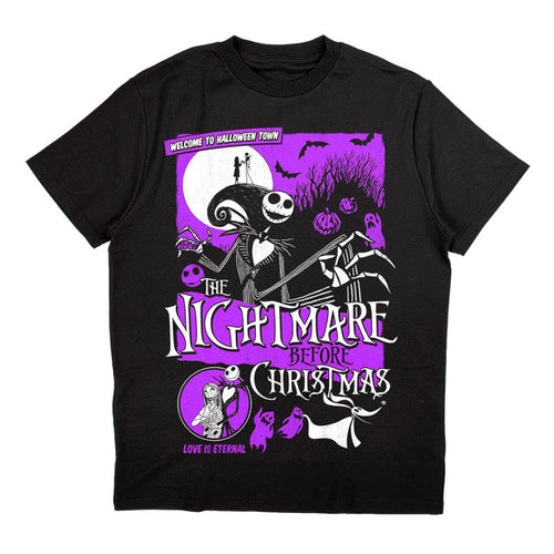 disney the nigthmare before christmas welcome to halloween town tshirt - alwaysspecialgifts.com