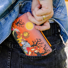 Load image into Gallery viewer, loungefly winnie the pooh halloween group glow flap wallet - alwaysspecialgifts.com