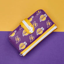 Load image into Gallery viewer, Loungefly NBA Los Angeles Lakers Zip Around Wallet
