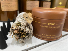Load image into Gallery viewer, dusk incense cone palo santo and clary sage  pf candles co - alwaysspecialgifts.com