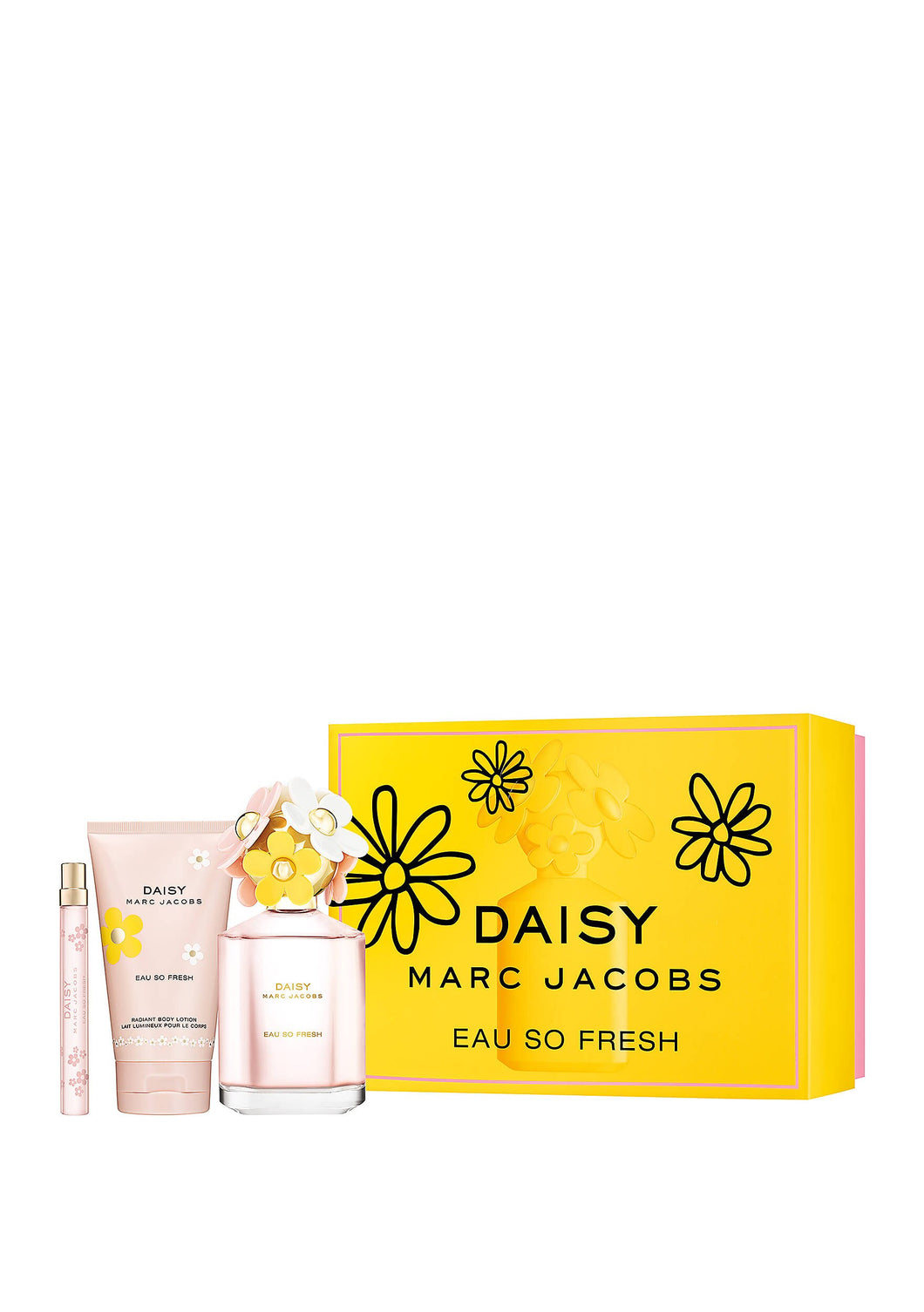 daisy marc jacobs eau so fresh gift set 3 pcs 4.2oz for womens - alwaysspecialgifts.com