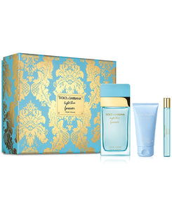 dolce & gabbana 3pcs gift set light blue forever pour femme - alwaysspecialgifts.com