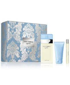 dolce & gabbana light blue 3pcs gift set eau de toilette 3.3oz for womans - alwaysspecialgifts.com
