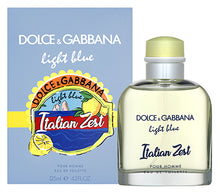 Load image into Gallery viewer, dolce &amp; gabbana light  blue italian zest eau de toilette  for men 4.2oz 125ml alwaysspecialgifts.com