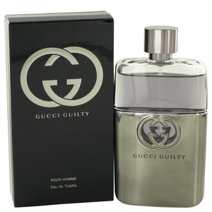gucci guilty pour homme  eau de toillet 3.0 oz for men -alwaysspecialgifts.com