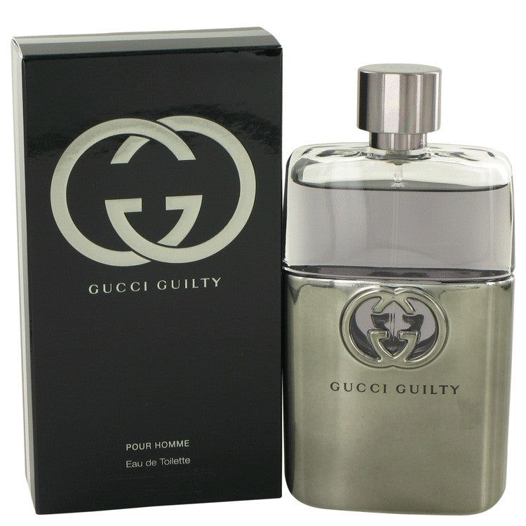 gucci guilty pour homme  eau de toillet 3.0 oz for men -alwaysspecialgifts.com