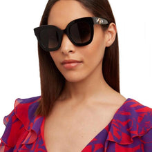 Load image into Gallery viewer, gucci sunglasses black acetate with stars for womens - alwaysspecialgifts.com