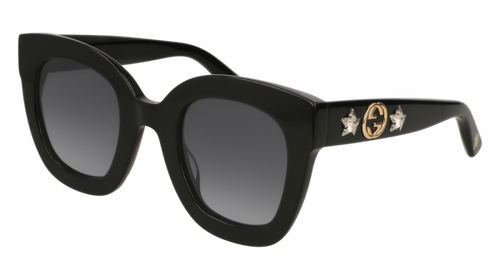 gucci sunglasses black acetate with stars for womens - alwaysspecialgifts.com