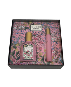 gucci flora gorgeous gardenia 2pcs gift set eau de parfum 1oz roller balls for womans - alwaysspecialgifts.com