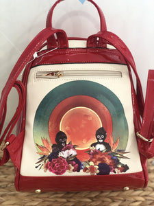 frida kahlo licensed backpack, monkey collection-alwaysspecialgifts.co