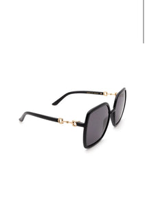 gucci grey square ladies sunglasses - alwaysspecialgifts.com