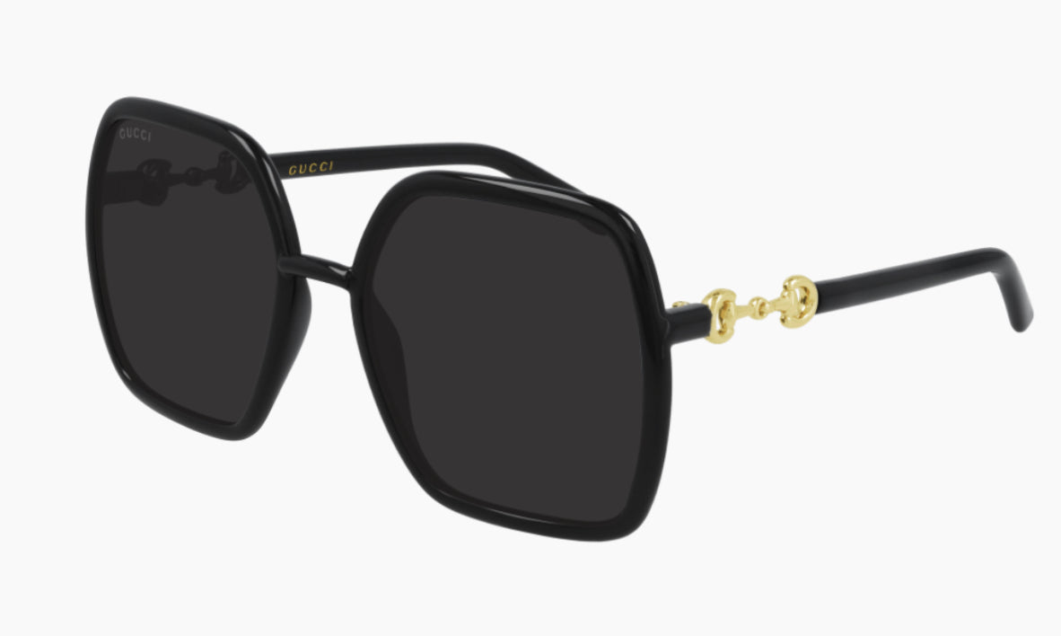 Gucci Grey Square Ladies Sunglasses 50 #265189G20B Gucci Grey Square Ladies Sunglasses GG1547S 001 50  main image 2
