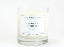 Load image into Gallery viewer, lavender + bergamot soy wax 100 % candle - alwaysspecialgifts.com