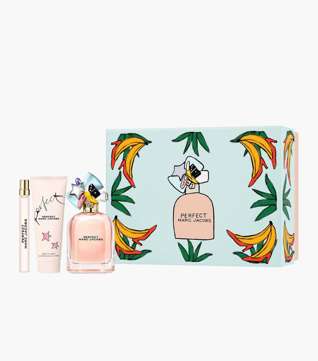 marc jacobs perfect 3pcs gift set eau de parfum for womans - alwaysspecialgifts.com