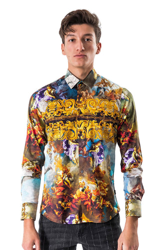 barabas luxury royal print shirt - alwaysspecialgifts.com