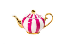 Load image into Gallery viewer, magenta two cups teapot 15oz majestea co ceramic - alwaysspecialgifts.com