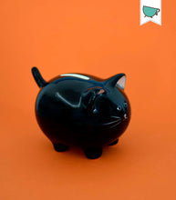 Load image into Gallery viewer, Michito Sombra  Ceramic ,  Kitty  Bank