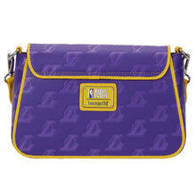 Load image into Gallery viewer, loungefly nba la los angeles lakers logo crossbody bag - alwaysspecialgifts.com