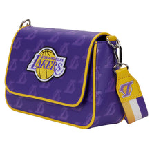 Load image into Gallery viewer, Loungefly NBA LA Los Angeles Lakers Logo Crossbody Bag