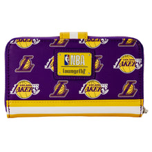 Load image into Gallery viewer, Loungefly NBA Los Angeles Lakers Zip Around Wallet