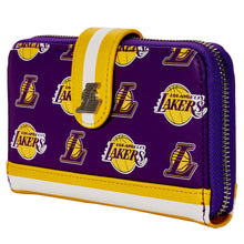 Load image into Gallery viewer, Loungefly NBA Los Angeles Lakers Zip Around Wallet