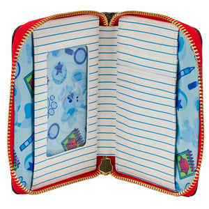 loungefly blues clues handy dandy notebook zip around wallet - alwaysspecialgifts.com