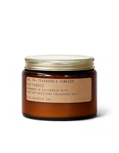 Load image into Gallery viewer, No. 04 : Teakwood &amp; Tobacco Soy Wax Candle  14 oz .  p.f. candle 