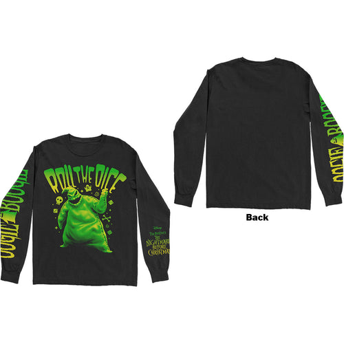 oogie boogie disney unixes long sleeved tshirt shirt the nightmare before christmnas - alwaysspecialgifts.com