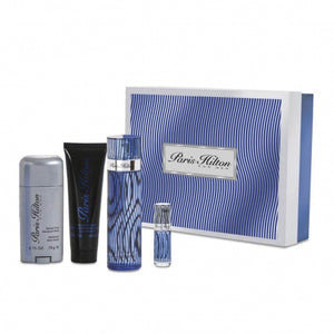 paris hilton for men 4pcs gift set eau de toilette 3.4oz - alwaysspecialgifts.com