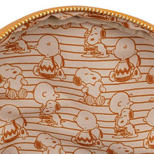 Load image into Gallery viewer, Loungefly Charlie Brown and Snoopy Sunset Minnie Backpack