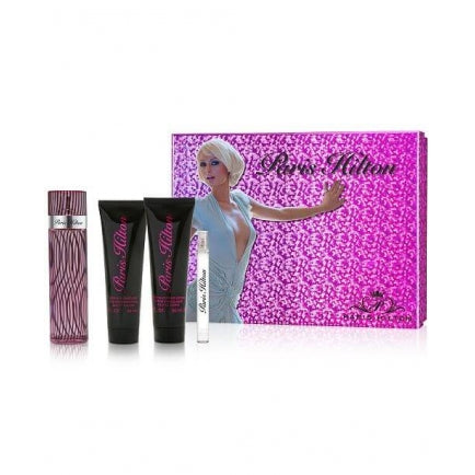 paris hilton gift set 4 pcs eau de parfum 3.4oz for womans - alwaysspecialgifts.com