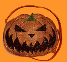 Load image into Gallery viewer, Pumpkin two faced jack o lantern cross body  bag - alwaysspecialgifts.com