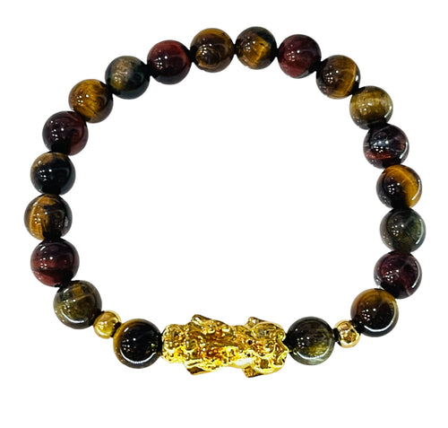 harmony tigers eye dragon bracelet natural stone - alwaysspecialgifts.com