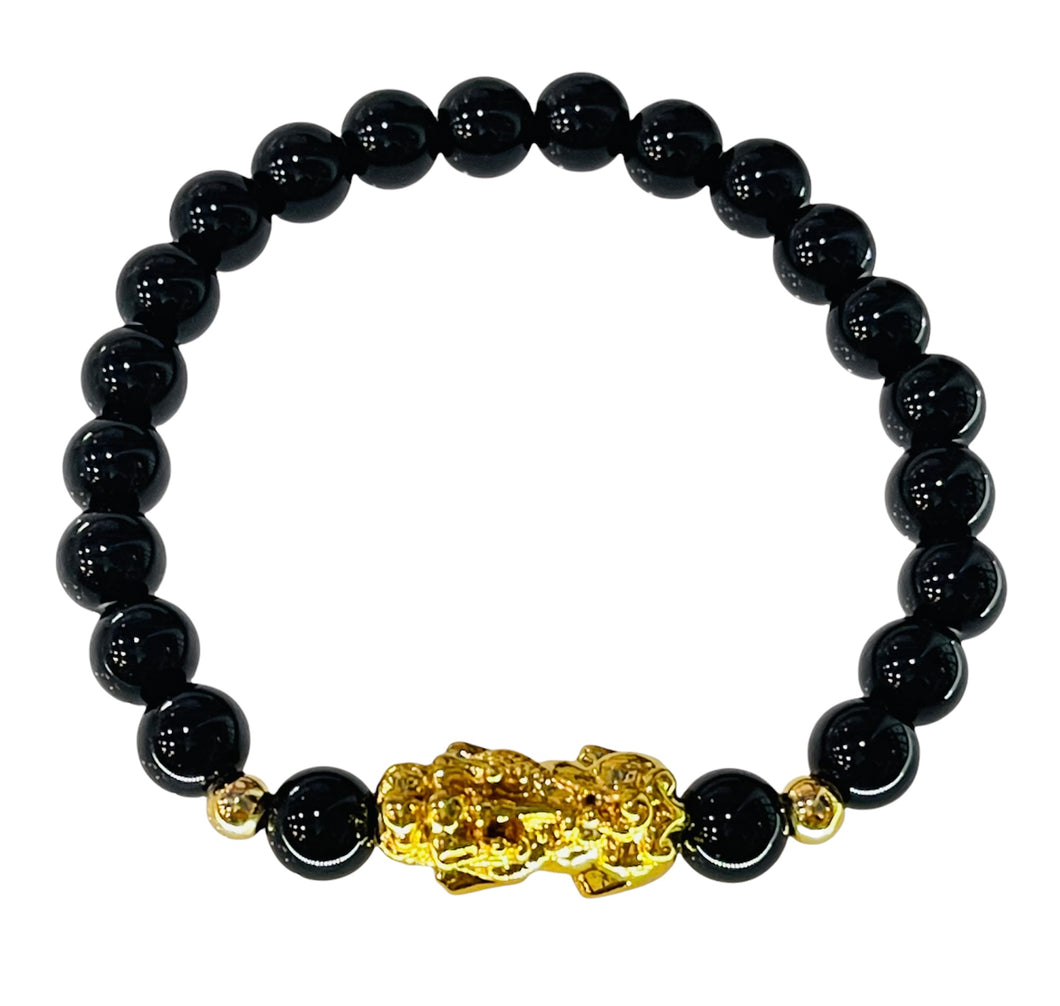 protector onyx stone dragon bracelet natural stone - alwaysspecialgifts.com