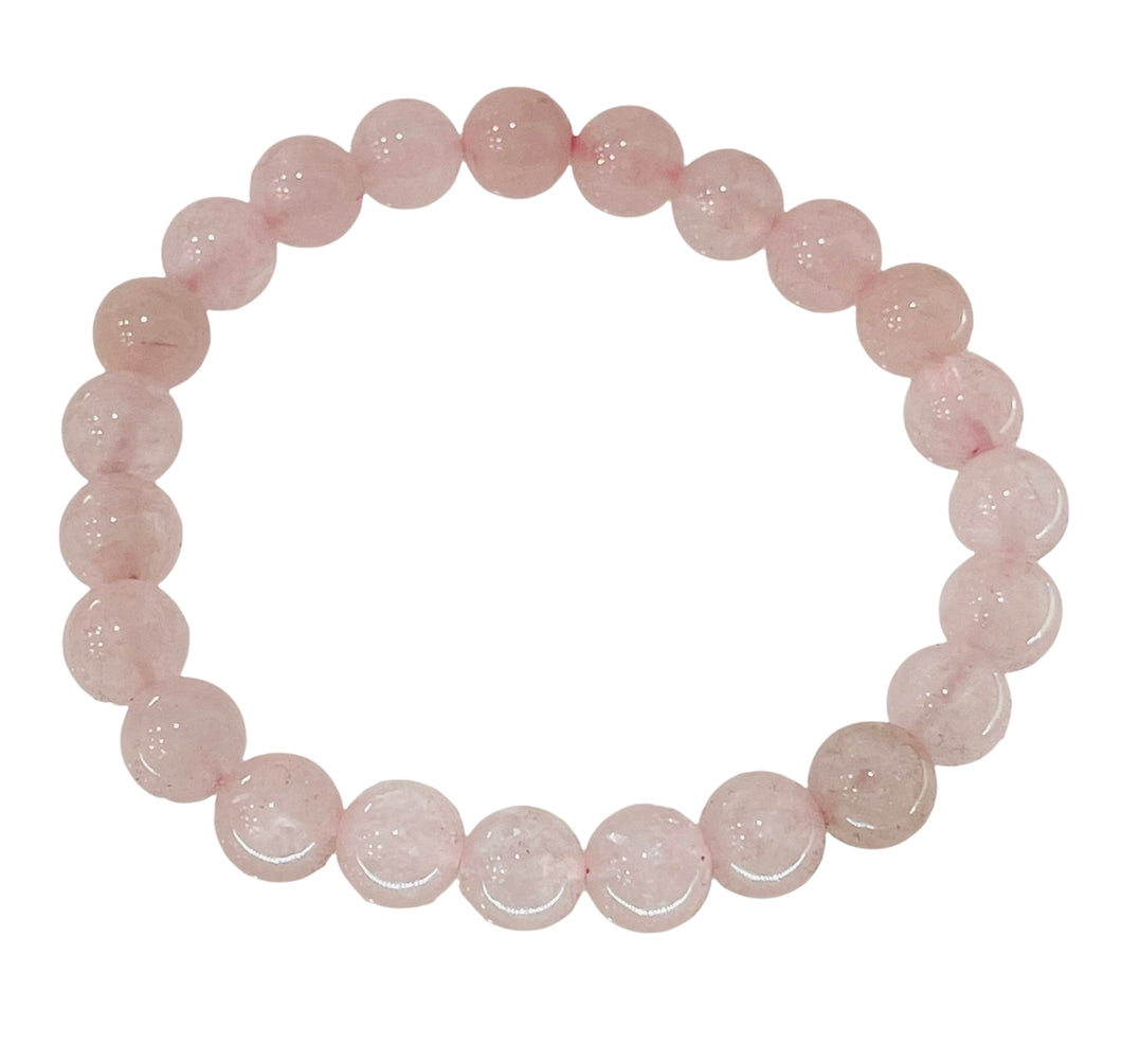 rose quartz bracelet natural stone - alwaysspecialgifts.com