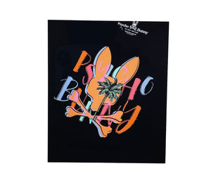 psycho bunny sebastian hand drawn navy blue tee for mens - alwaysspecialgifts.com