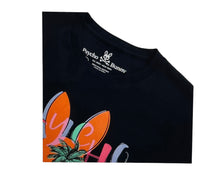 Load image into Gallery viewer, psycho bunny sebastian hand drawn navy blue tee for mens - alwaysspecialgifts.com