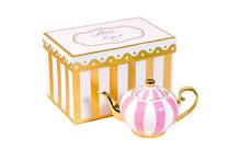 Load image into Gallery viewer, pink two cup teapot majestea co ceramic - alwaysspecialgifts.com