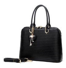 Load image into Gallery viewer, brangio italy sacred wings handmade unique bling medium satchels black -alwaysspecialgifts.com