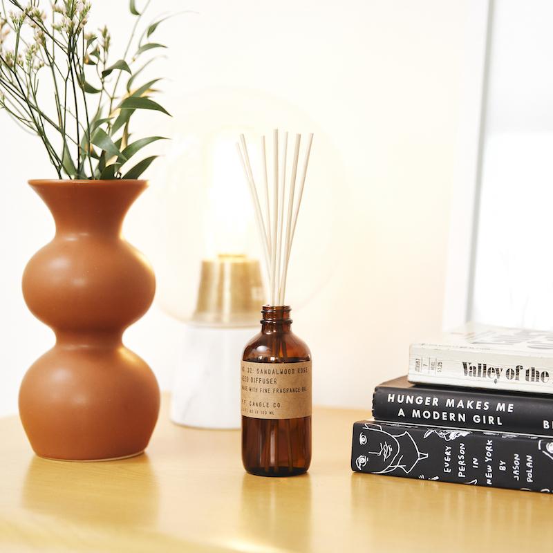 sandalwood rose reed diffuser - alwaysspecialgifts.com 