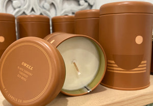 swell - 10 oz sunset soy candle p.f candle - alwaysspecialgifts.com
