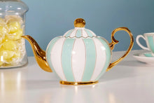 Load image into Gallery viewer, teal cup teapot majestea co ceramic - alwaysspecialgifts.com