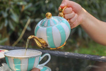 Load image into Gallery viewer, teal cup teapot majestea co ceramic - alwaysspecialgifts.com