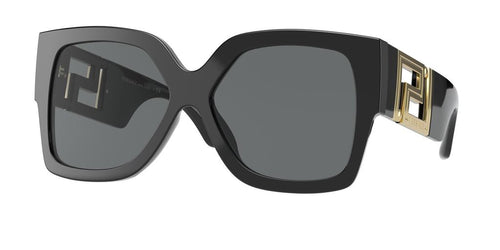 versace sunglasses blk wt gold for woman -alwaysspecialgifts.com