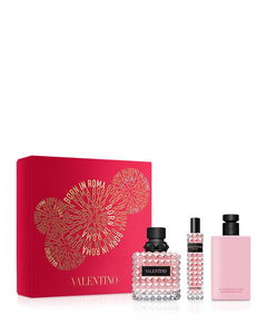valentino donna  born in roma 3pcs set eau de parfum 3.4oz for womans - alwaysspecialgifts.com